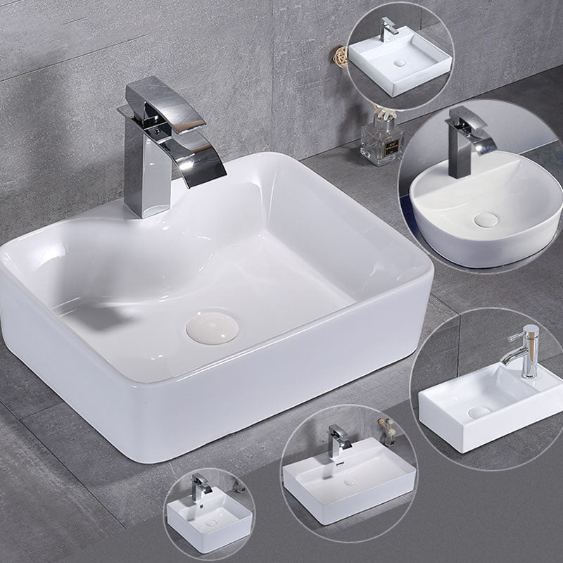 Porcelain Washbasin Modern Simple Wash Bowl Bathroom Sink
