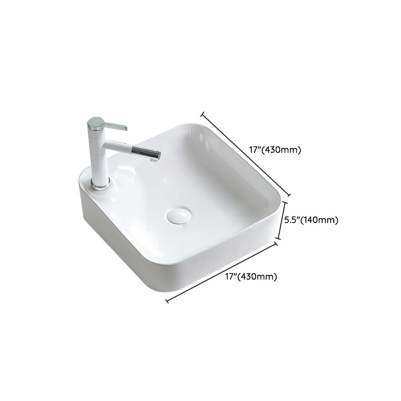 Porcelain Washbasin Modern Simple Wash Bowl Bathroom Sink