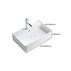 Porcelain Washbasin Modern Simple Wash Bowl Bathroom Sink