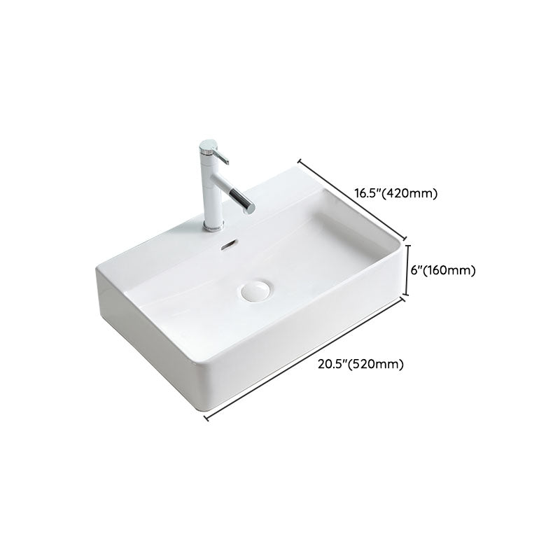 Porcelain Washbasin Modern Simple Wash Bowl Bathroom Sink