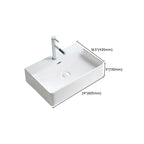 Porcelain Washbasin Modern Simple Wash Bowl Bathroom Sink