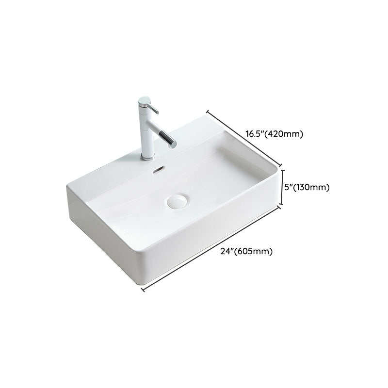 Porcelain Washbasin Modern Simple Wash Bowl Bathroom Sink
