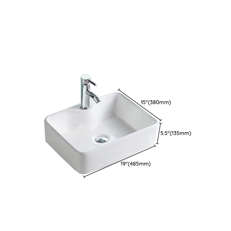 Porcelain Washbasin Modern Simple Wash Bowl Bathroom Sink