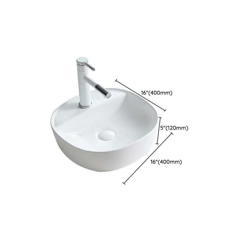 Porcelain Washbasin Modern Simple Wash Bowl Bathroom Sink