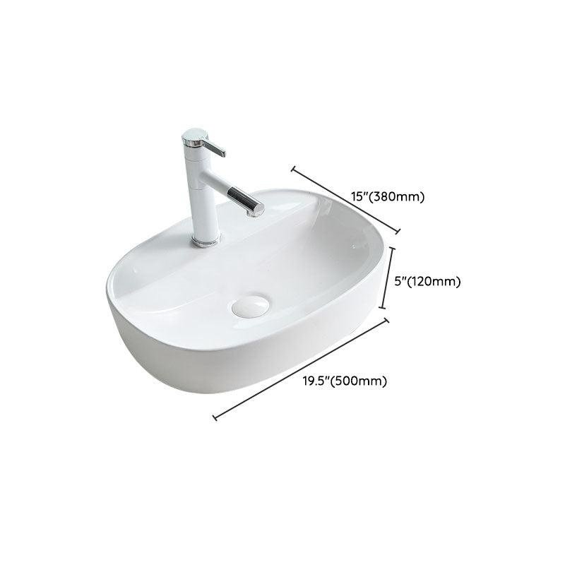 Porcelain Washbasin Modern Simple Wash Bowl Bathroom Sink