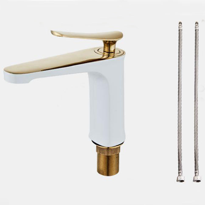 Light Luxury Sink Faucet 6.69" H Modern Brass Sink Faucet