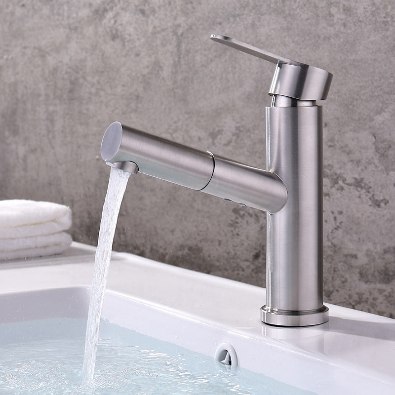 Pull-out Faucet Contemporary Single Lever Faucet with Swivel Spout
