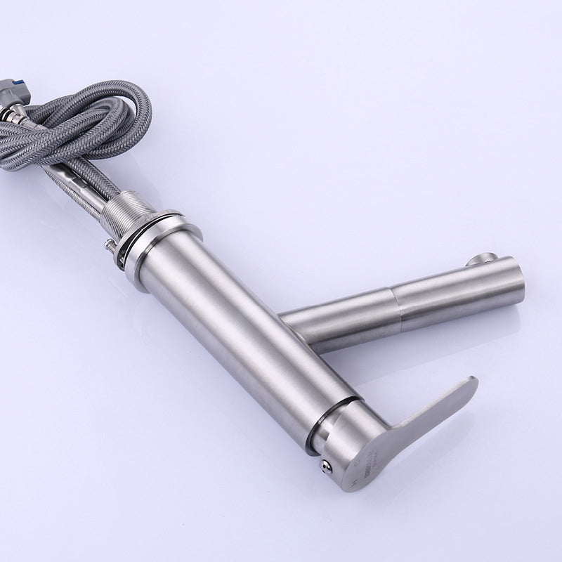 Pull-out Faucet Contemporary Single Lever Faucet with Swivel Spout