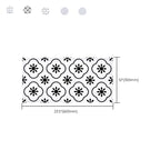 Field tile Peel and Stick backing plate Plastic Peel and Stick backing plate with waterproof