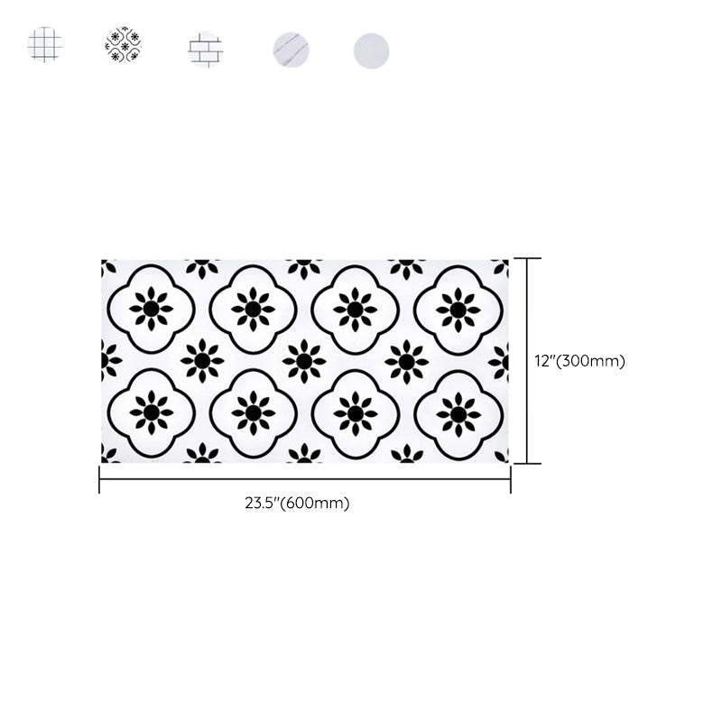 Field tile Peel and Stick backing plate Plastic Peel and Stick backing plate with waterproof