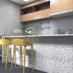 Mosaic tiles for peeling and sticking Modern style wallpaper with square shape