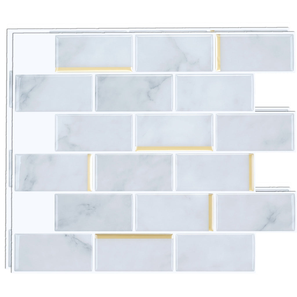 Mosaic tiles for peeling and sticking Modern style wallpaper with square shape