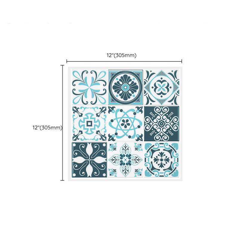 Mosaic tiles for peeling and sticking Modern style wallpaper with square shape