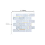 Mosaic tiles for peeling and sticking Modern style wallpaper with square shape