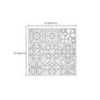 Mosaic tiles for peeling and sticking Modern style wallpaper with square shape