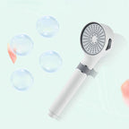 Showerhead 3-Stage Modern Round Plastic Water Filtration Hand Shower