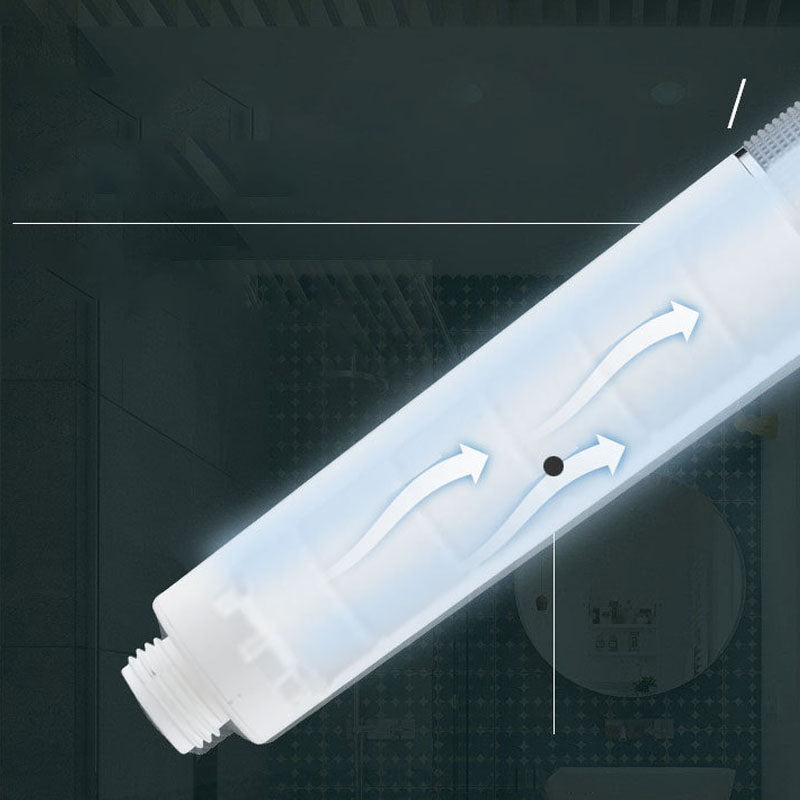 Showerhead 3-Stage Modern Round Plastic Water Filtration Hand Shower