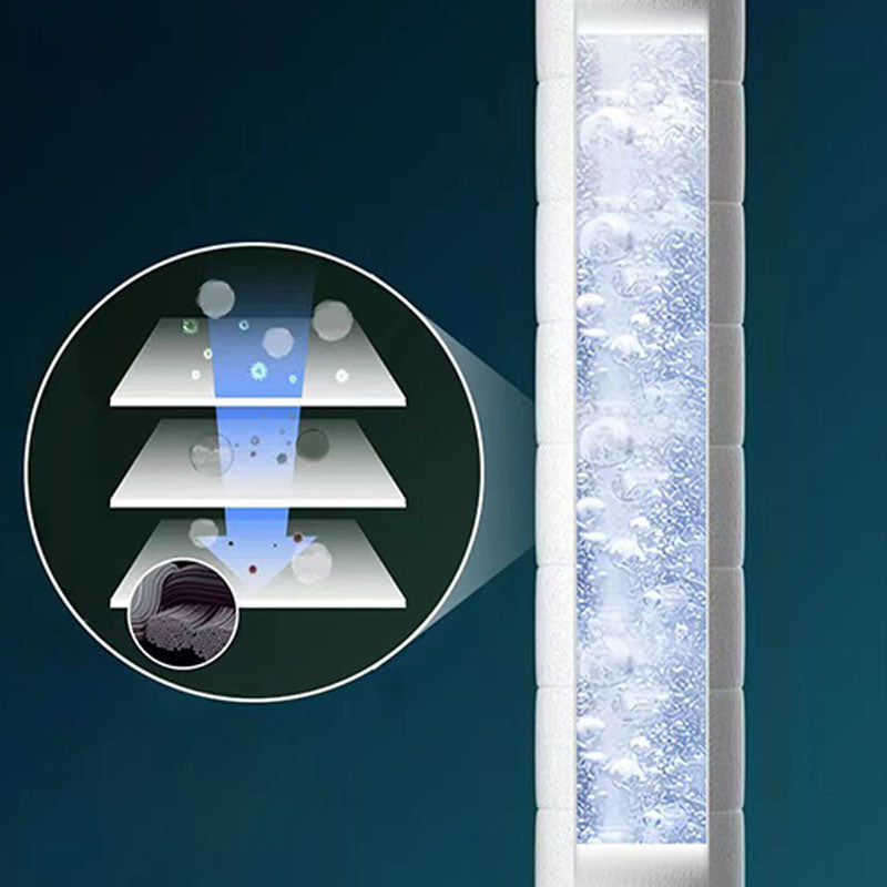 Showerhead 3-Stage Modern Round Plastic Water Filtration Hand Shower