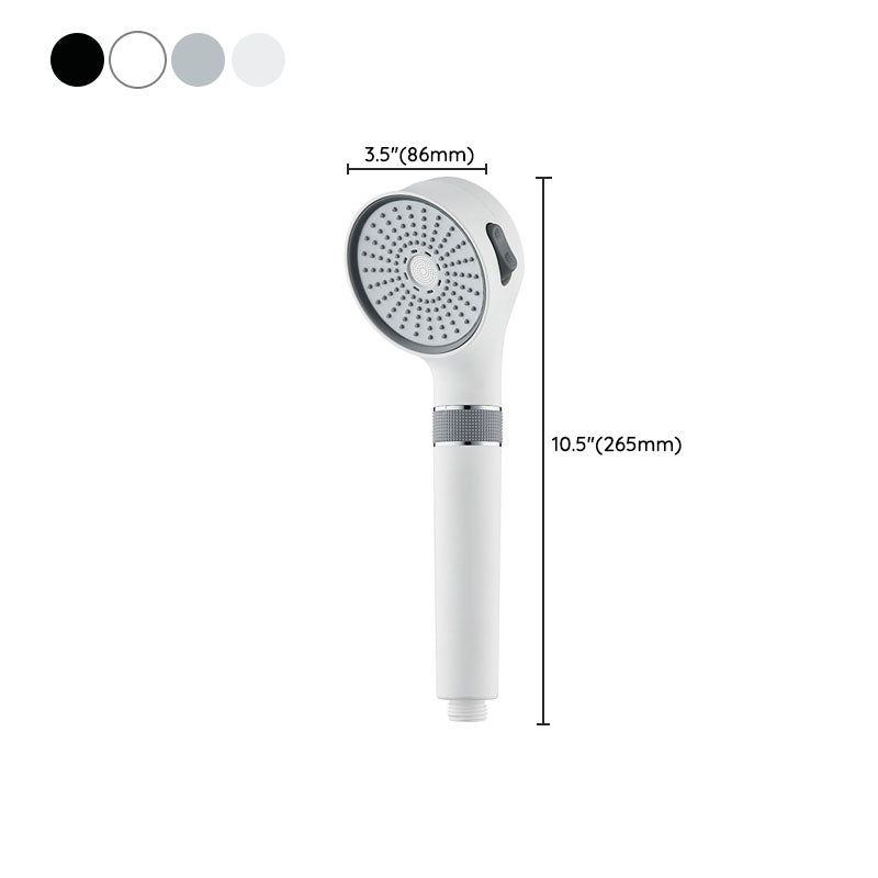 Showerhead 3-Stage Modern Round Plastic Water Filtration Hand Shower