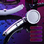Contemporary Shower Combination Hand Shower Plastic Wall Mount Round Shower Head Combination