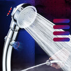 Contemporary Shower Combination Hand Shower Plastic Wall Mount Round Shower Head Combination