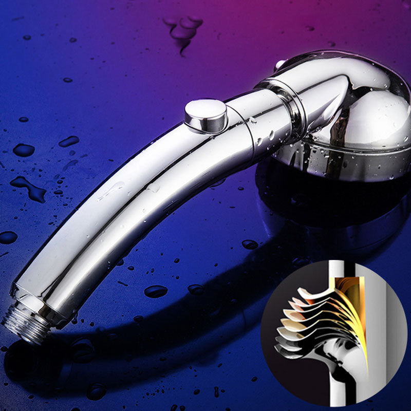 Contemporary Shower Combination Hand Shower Plastic Wall Mount Round Shower Head Combination