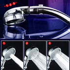Contemporary Shower Combination Hand Shower Plastic Wall Mount Round Shower Head Combination