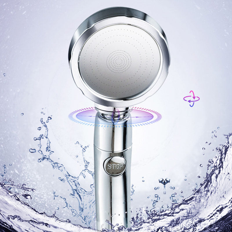 Contemporary Shower Combination Hand Shower Plastic Wall Mount Round Shower Head Combination