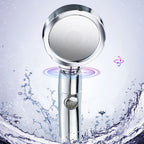 Contemporary Shower Combination Hand Shower Plastic Wall Mount Round Shower Head Combination