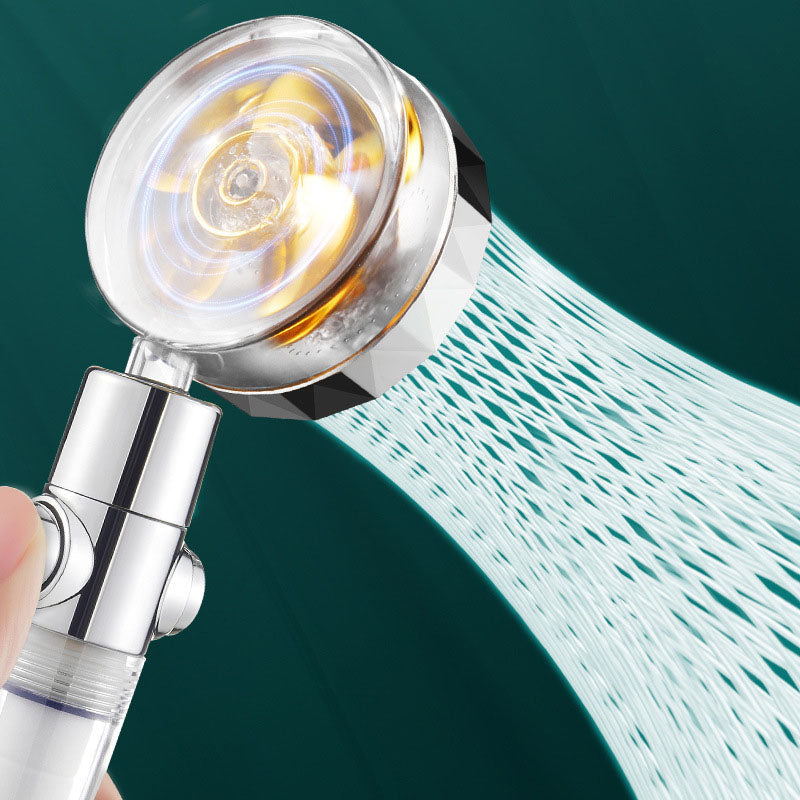 Modern Shower Head Handheld Shower Head Plastic Wall Mount Round Shower Head Combo