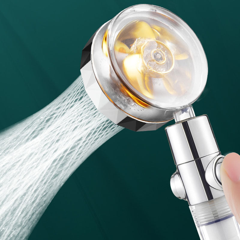 Modern Shower Head Handheld Shower Head Plastic Wall Mount Round Shower Head Combo
