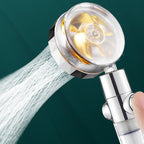 Modern Shower Head Handheld Shower Head Plastic Wall Mount Round Shower Head Combo