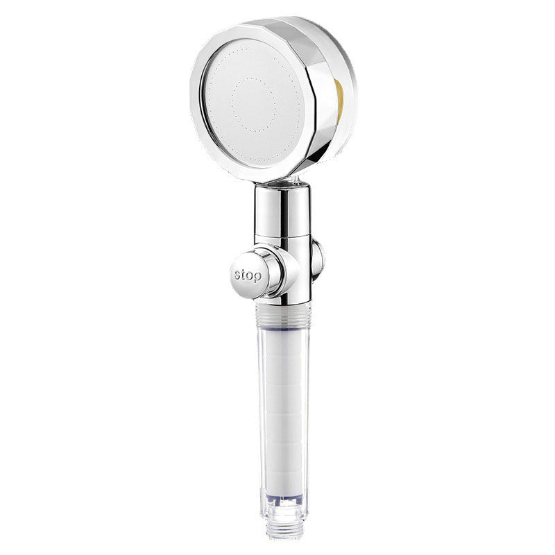 Modern Shower Head Handheld Shower Head Plastic Wall Mount Round Shower Head Combo