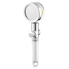 Modern Shower Head Handheld Shower Head Plastic Wall Mount Round Shower Head Combo