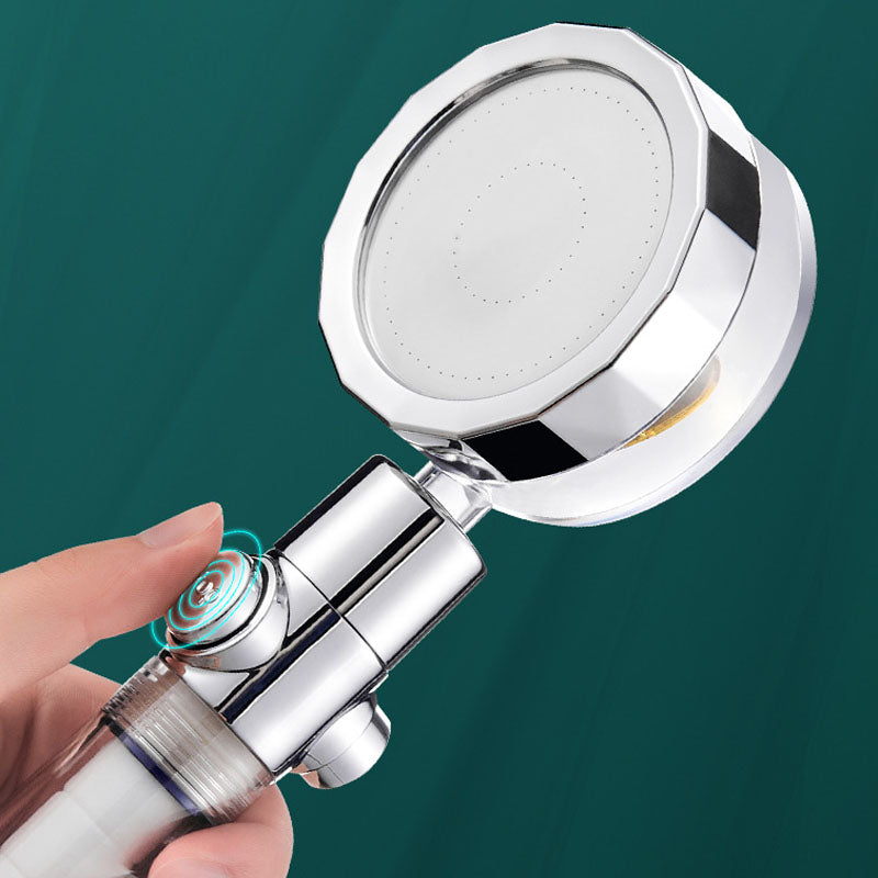 Modern Shower Head Handheld Shower Head Plastic Wall Mount Round Shower Head Combo