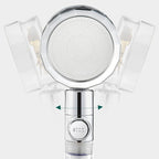 Modern Shower Head Handheld Shower Head Plastic Wall Mount Round Shower Head Combo