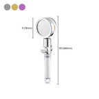 Modern Shower Head Handheld Shower Head Plastic Wall Mount Round Shower Head Combo