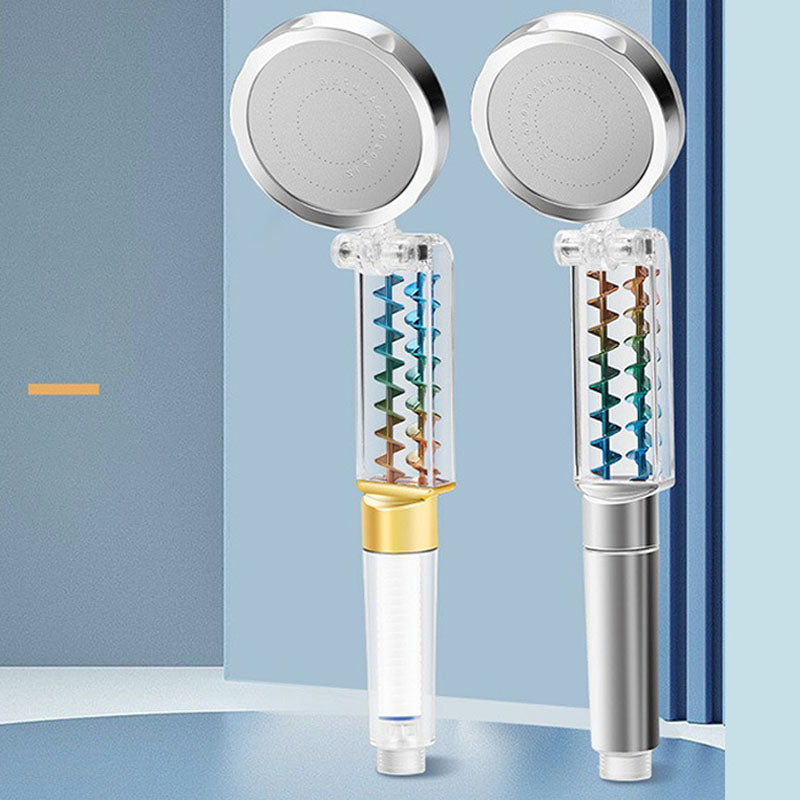 Contemporary Round Handheld Shower Standard Spray Adjustable Showerhead