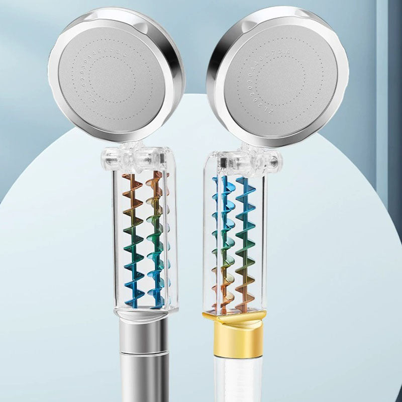 Contemporary Round Handheld Shower Standard Spray Adjustable Showerhead