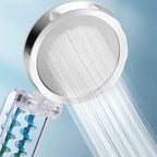 Contemporary Round Handheld Shower Standard Spray Adjustable Showerhead