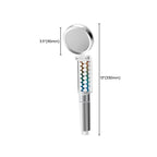 Contemporary Round Handheld Shower Standard Spray Adjustable Showerhead