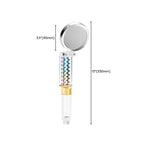 Contemporary Round Handheld Shower Standard Spray Adjustable Showerhead