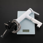 Modern Extendable Sink Faucet Bathroom Faucet Brass 1 Handle Sink Faucet with Water Hose