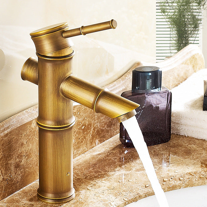 Lever Handle Vessel Faucet Single Hole Basin Faucet Farmhouse Style Sink Faucet