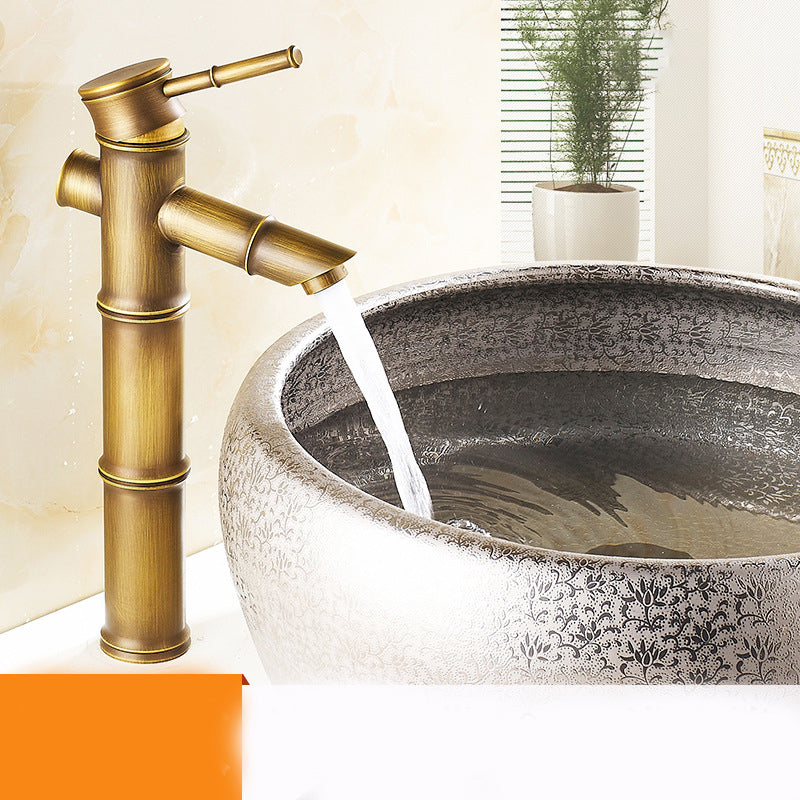 Lever Handle Vessel Faucet Single Hole Basin Faucet Farmhouse Style Sink Faucet
