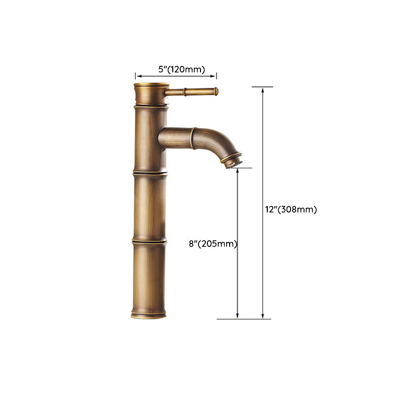 Lever Handle Vessel Faucet Single Hole Basin Faucet Farmhouse Style Sink Faucet