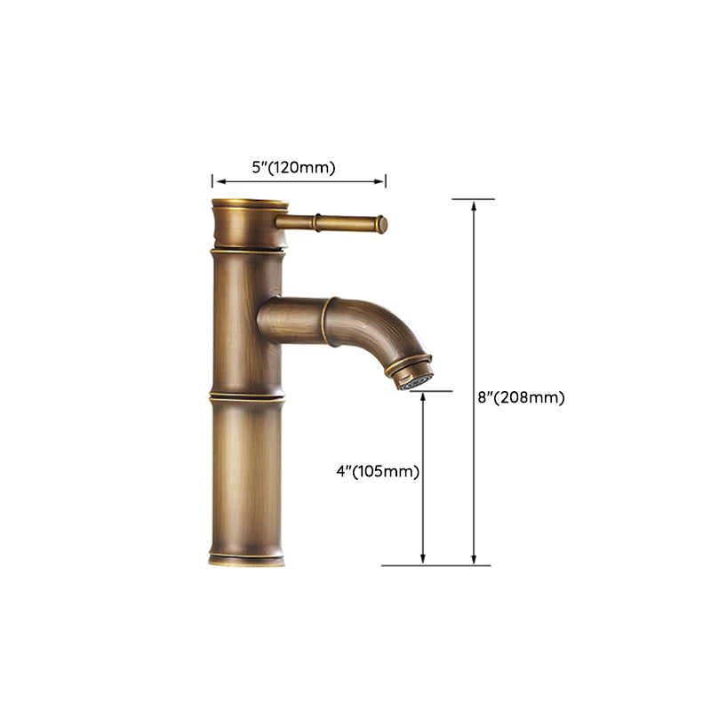 Lever Handle Vessel Faucet Single Hole Basin Faucet Farmhouse Style Sink Faucet