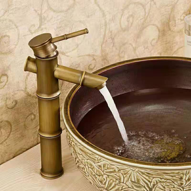 Round Single-Handle Water Tap Country Style Faucet
