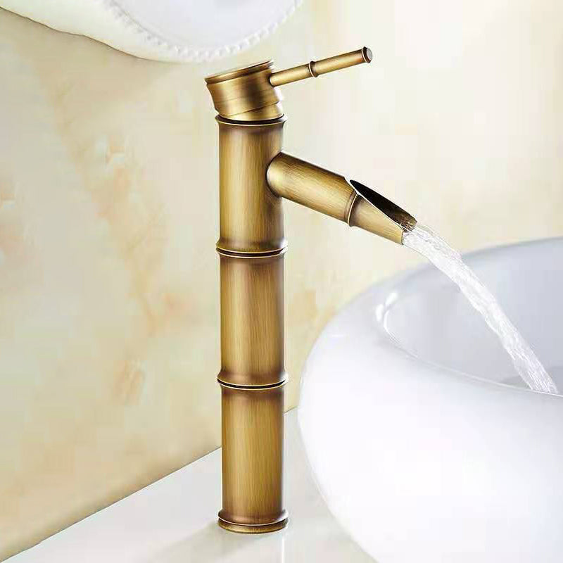 Round Single-Handle Water Tap Country Style Faucet