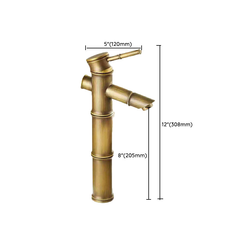 Round Single-Handle Water Tap Country Style Faucet